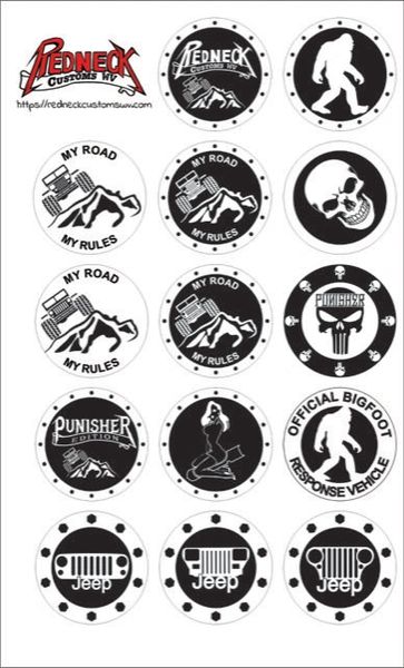 Custom Jeep Wrangler Trail Badges