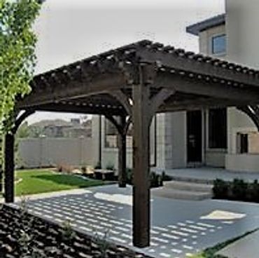 Prefabricated pergola structure kit