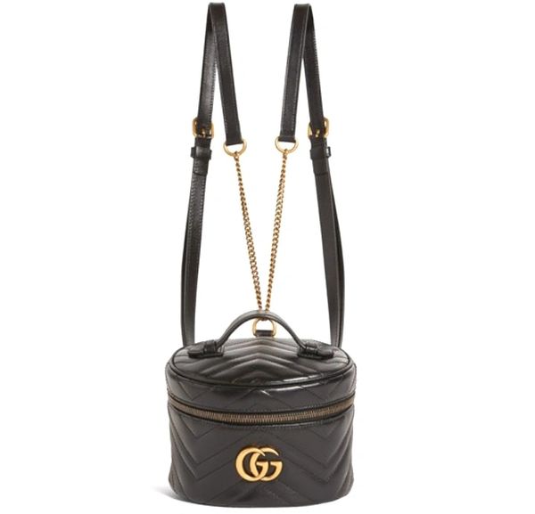 Gucci - GG Marmont Quilted-leather Shoulder Bag - Womens - Black