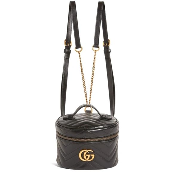 Gucci gg marmont quilted hotsell leather backpack