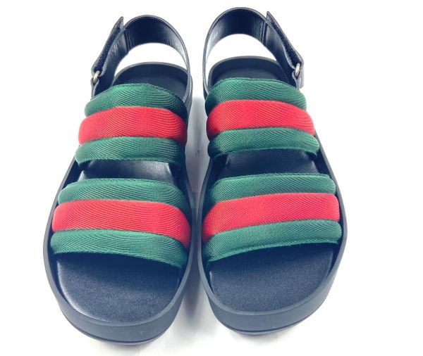 Gucci stripe strap discount sandal