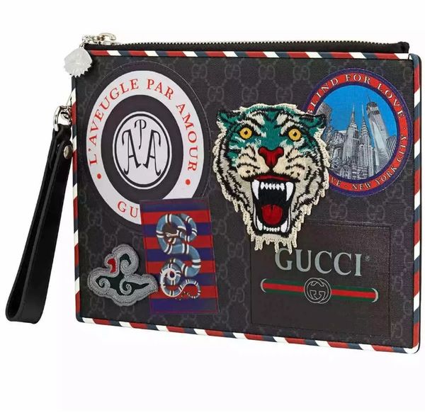 Gucci Padlock GG Supreme Tiger Fantasy at 1stDibs