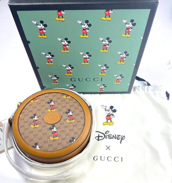 GUCCI x Disney Collabo Mickey Mouse Shoulder Bag Round 603938 from