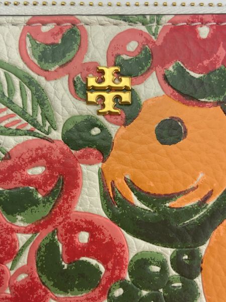 Tory Burch Snow White & Fruit Basket Emerson Small Leather