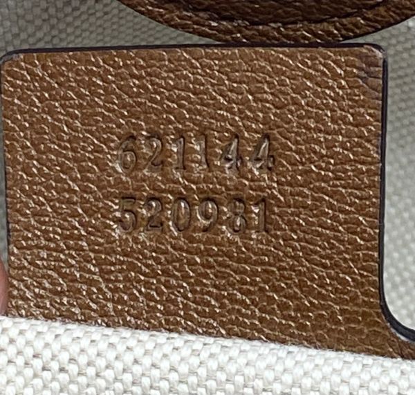 Gucci #621144 1955 Horsebit GG Canvas Medium Shoulder Bag