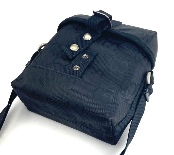 Gucci, Bags, New Unisex Gucci Black Econyl Nylon Monogram Off The Grid  Messenger Bag