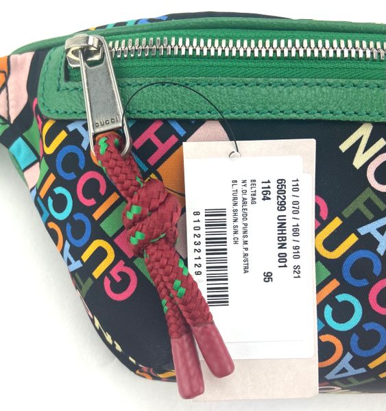 Gucci #650299 Gucci X Northface Nylon Belt Bag with Box, Size 95