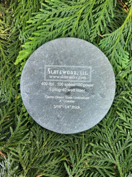 3" Round Slate Refrigerator Magnets! NOTE: MAGNET BACKS NOT INCLUDED. THEY ARE A SEPARATE ITEM.