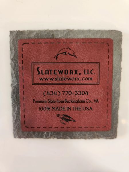 2" Square Slate Refrigerator Magnets! NOTE: MAGNET BACKS NOT INCLUDED. THEY ARE A SEPARATE ITEM.