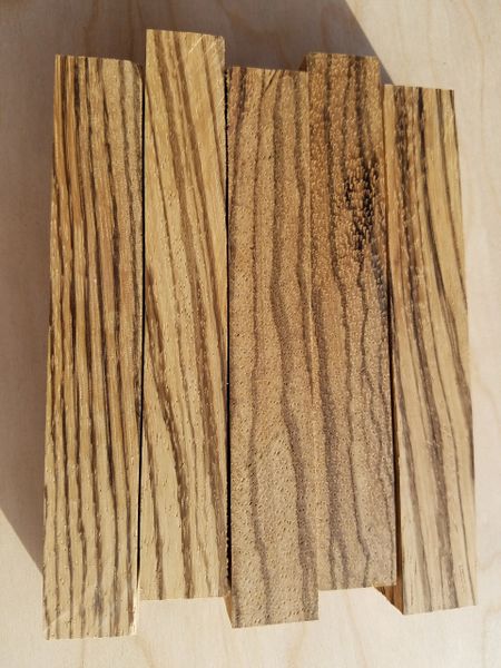 Zebrawood Pen Blanks, 10 pc. pack