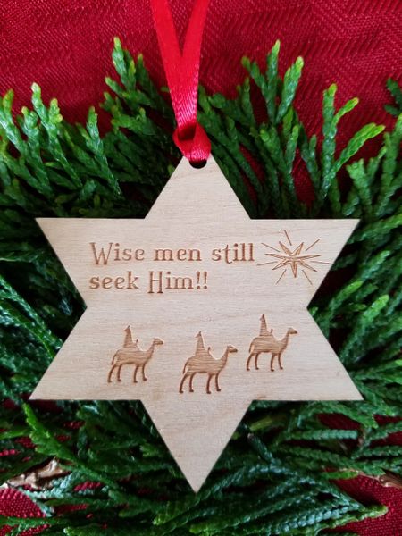 Wise Men Star Christmas Ornament, 25 ornaments per box, (that's $.68 each), FREE SHIPPING!