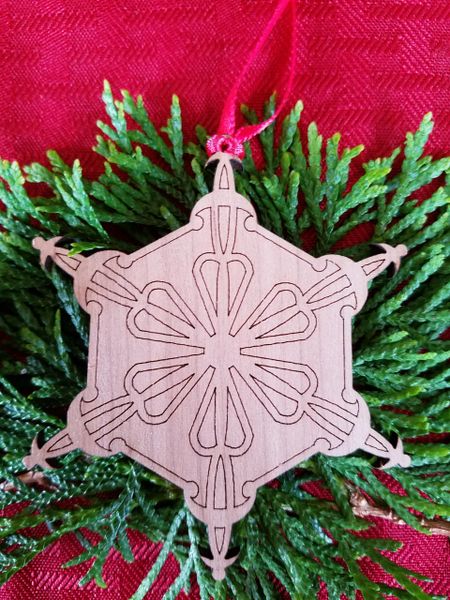 Snowflake Solid 3, 25 ornaments per box, (that's $.68 each), FREE SHIPPING!
