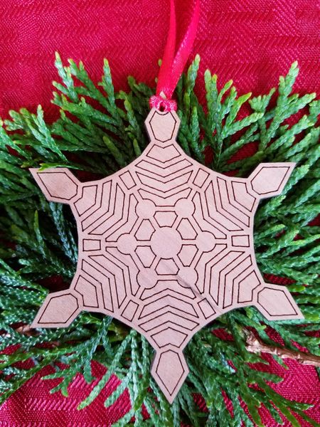 Snowflake Solid 2, 25 ornaments per box, (that's $.68 each), FREE SHIPPING!