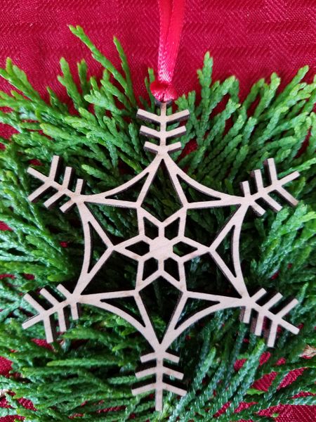 Snowflake #2, 25 ornaments per box, (that's $.68 each), FREE SHIPPING!