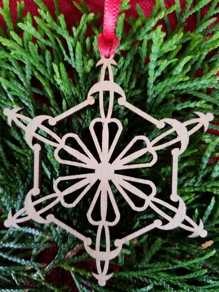 Snowflake #1, 25 ornaments per box, (that's $.68 each), FREE SHIPPING!