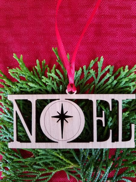 Noel Christmas Ornament, 25 ornaments per box, (that's $.68 each), FREE SHIPPING!