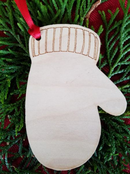 Mitten Christmas ornament, 25 ornaments per box, (that's $.68 each), FREE SHIPPING!