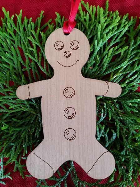 Gingerbread Man Christmas Ornament, 25 ornaments per box, (that's $.68 each), FREE SHIPPING!