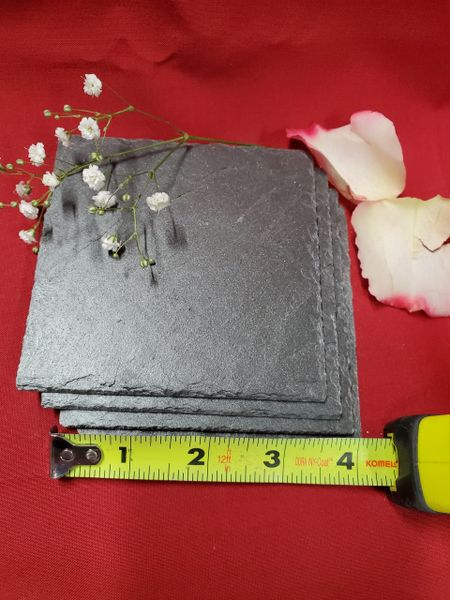 4" Square Slate Ornaments, Free Shipping to Continental US, Alaska & Hawaii Only!!