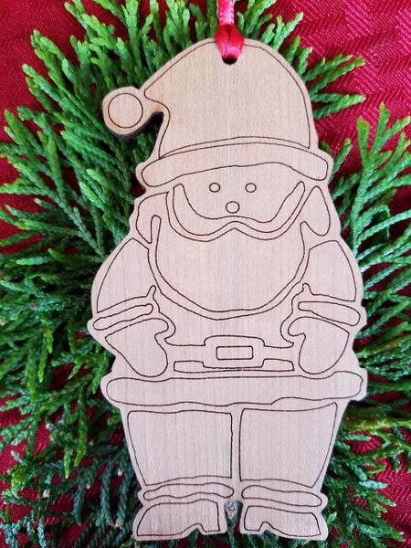 Santa Christmas Ornament, 25 ornaments per box (that's $.68 each), FREE SHIPPING!