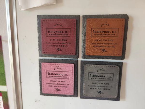 3" Square Slate Refrigerator Magnets, 24 pieces per box, FREE SHIPPING TO THE CONTINENTAL USA, ALASKA AND HAWAII!