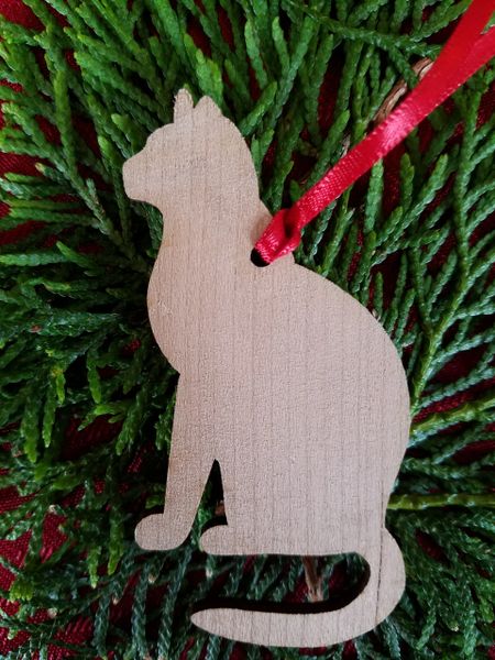 Cat Christmas Ornament-Cat Lover Christmas Ornament-Cat Ornament ...