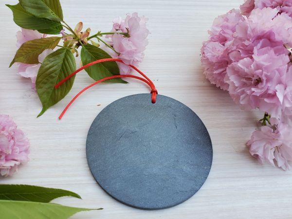 4" Round Slate Ornaments, SMOOTH EDGES, Free Shipping to Continental US, Alaska & Hawaii Only!!