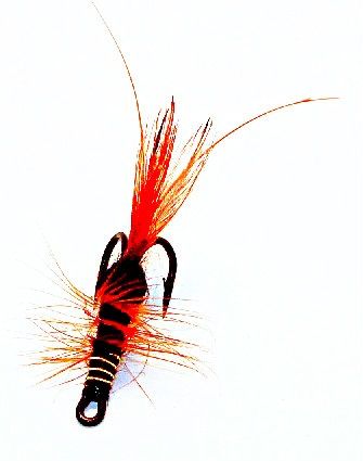 Frances Salmon Fly double hook black