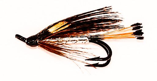 Heggeli Salmon Fly double hook