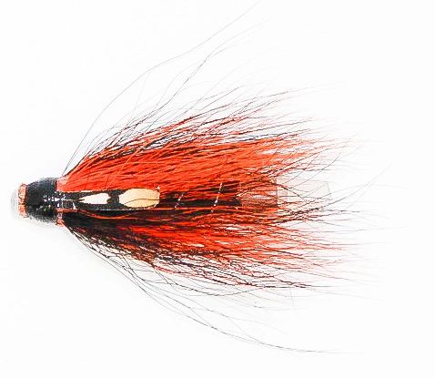 Tosh Black and Orange - Copper Tube Fly