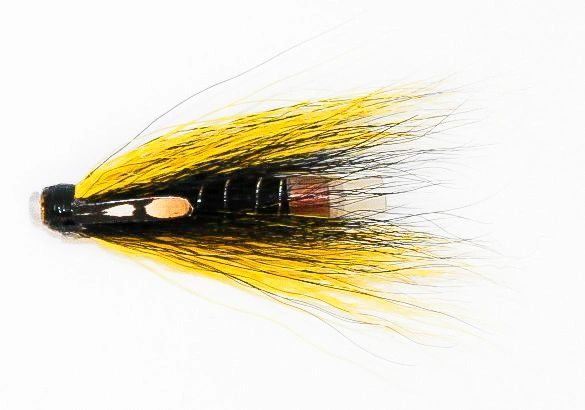 Tosh Black and Yellow - Copper Tube Fly