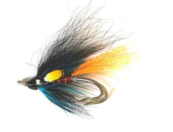 Rotenon Salmon Fly double hook