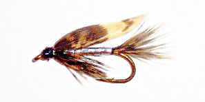 March Brown silver wet fly