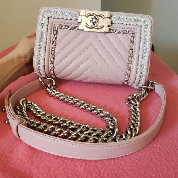 Chanel Small Purse Pink Slip | semashow.com