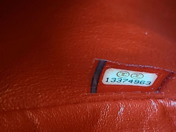 orange chanel handbag