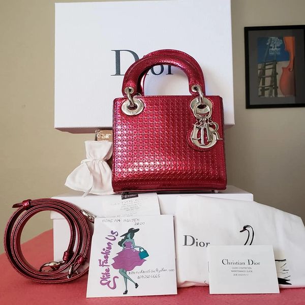 micro cannage lady dior