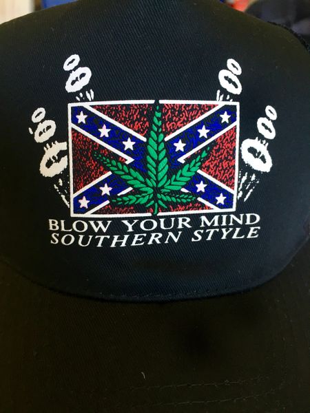 Make The South Great Again Mesh Rebel Flag Cap  <h1>DLGrandeurs Confederate  and Rebel Goods</h1>