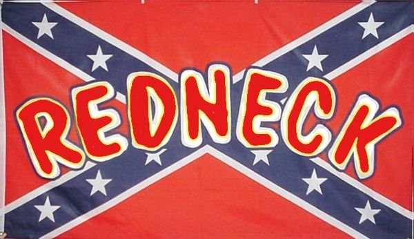 Redneck Confederate Flag Novelty License Plate Hat