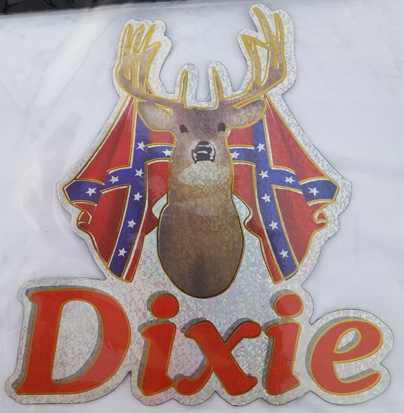 Rebel Flag Dixie & Deer Magnet | DLGrandeurs Confederate and Rebel Goods