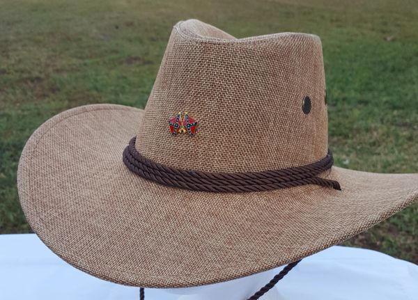 Woven Double Rebel Flag Cowboy Hat | mail.napmexico.com.mx