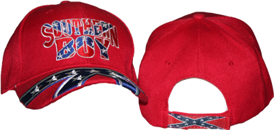 Rebel Southern Boy Red Cap