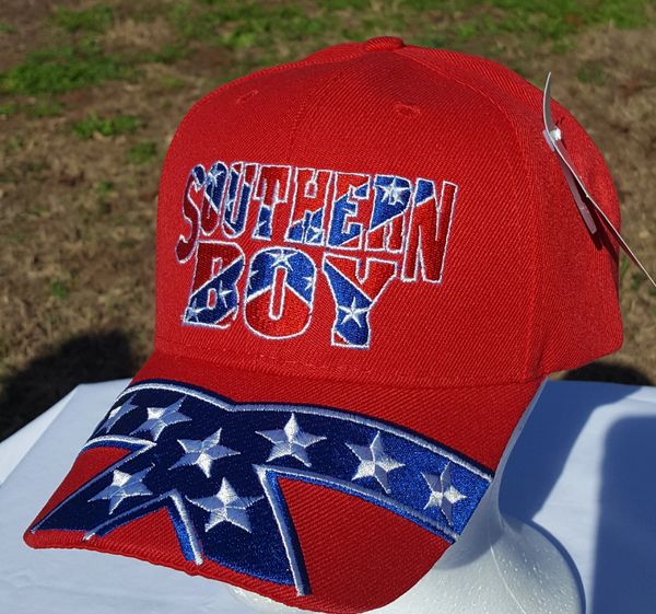 Rebel Southern Boy Red Cap