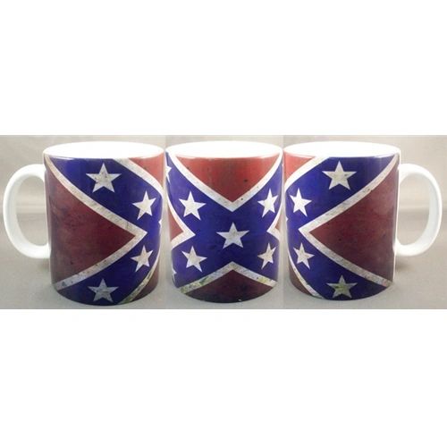 distressed 31st Alabama Infantry Battle Flag coffee mug