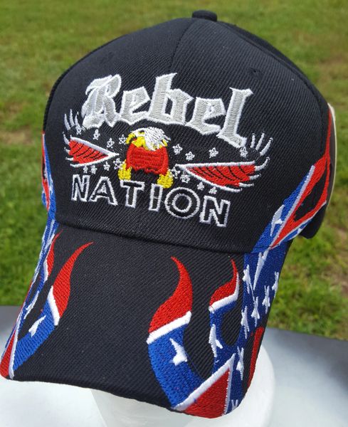 Rebel Nation Embroidered Baseball Cap