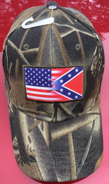 Camo Rebel Flag Hat