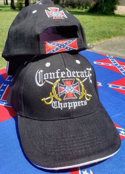 Confederate Choppers Baseball Cap  <h1>DLGrandeurs Confederate and Rebel  Goods</h1>