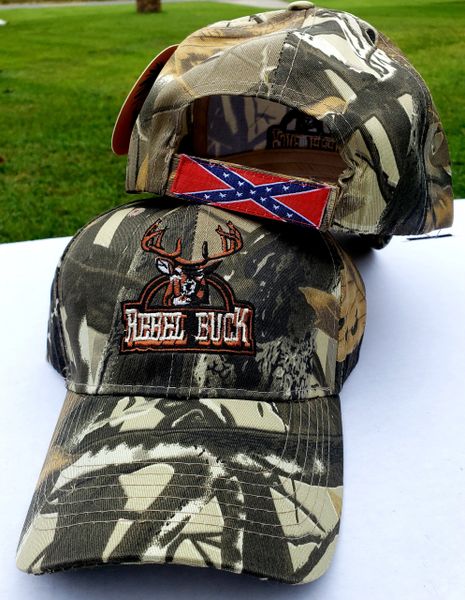 Camo Rebel Hat - Rebel Nation