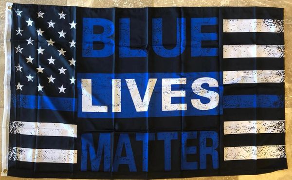 Blue Lives Matter Blue Line Flag | DLGrandeurs Confederate and Rebel Goods