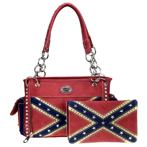 Montana West Confederate Concealed Carry Handbag with Removal Clu