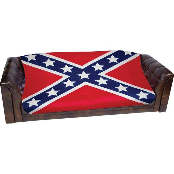 Rebel Flag Polar Fleece Blanket 67